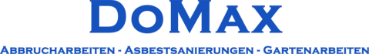 Branding - DoMax - Abbrucharbeiten, Asbestsanierung und Gartenarbeiten - Norderstedt